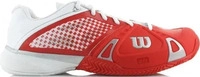 Wilson WRS339950U115, Wilson Rush Pro 5 Sandplatzschuhe Black / Infrared / White Mann