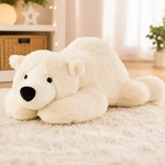 heunec 248977, heunec SOFTISSIMO CLASSICS Eisb&auml;r liegend 50cm weiss