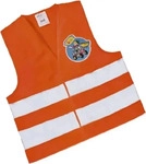rolly toys 558698, Rolly Toys Warnweste orange/weiss