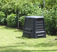 KHW 34029, KHW Komposter 340 Liter ohne Boden schwarz