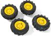 rolly toys rollyLuftbereifung - Luftbereifung für Trettraktoren Felge gelb