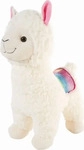heunec 903975, heunec Pl&uuml;schtier Regenbogen Lama Stehend wei&szlig;