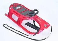 KHW 21613, KHW Schlitten Snow Tiger de Luxe, pink - Rodel, Kinderschlitten