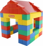 Polesie 37473, Polesie Bausteine XXL Haus, 134-tlg.