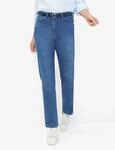 Raphaela by Brax Damen Five-Pocket-Hose Style PATTI STRAIGHT, denim blau, Gr. 36