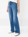 Brax Damen Five-Pocket-Hose Style MAINE USED LIGHT BLUE, denim blau, Gr. 34