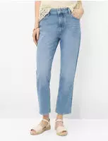 Brax Damen Five-Pocket-Hose Style MADISON S USED LIGHT BLUE, denim hellblau, Gr. 34