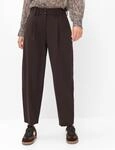 Brax Damen Bundfaltenhose Style MEGAN S BRUNETTE, dunkelbraun, Gr. 34