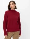 Brax Damen Pullover Style LEA wine red, dunkelrot, Gr. 38