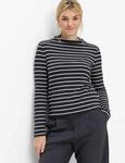 Brax Damen Langarmshirt Style CARINA L graphit, dunkelgrau, Gr. 46