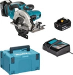 Makita Akku-Handkreiss&auml;ge DSS501RTJ 18 Volt, max. 51 mm Schnitth&ouml;he in Holz