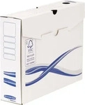 Fellowes 4460102, Fellowes Archivbox Bankers Box Basic 4460102, A4, wei&szlig;/blau,