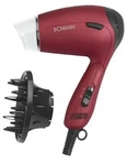 Bomann 680056, Bomann HTD 8005 CB Reisehaartrockner rot 1.300 W