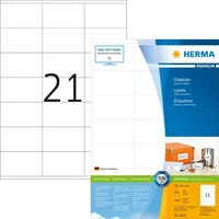Herma 4634, Herma Etiketten Premium 4634, wei&szlig;, 70x41mm, rechteckig 4200 St&uuml;ck,
