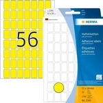 Herma 2341, Herma Etiketten 2341, gelb, 12x18mm, rechteckig