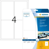 Herma 4908, Herma Etiketten Special 4908, wei&szlig;, 96x139,7mm, rechteckig