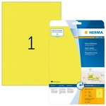 Herma 5148, Herma Etiketten Special 5148, neongelb, 210x297mm, rechteckig 20 St&uuml;ck,