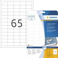 Herma 4212, Herma Etiketten Special 4212, wei&szlig;, 38,1x21,2mm, rechteckig 1625 St&uuml;ck,