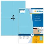 Herma 4398, Herma Etiketten Special 4398, blau, 105x148mm, rechteckig 400 St&uuml;ck,