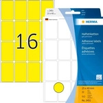 Herma 2451, Herma Etiketten 2451, gelb, 25x40mm, rechteckig