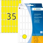 Herma 2351, Herma Etiketten 2351, gelb, 12x30mm, rechteckig