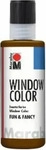 Marabu 04060 004 045, Marabu Window Color Fun&Fancy 0406 04 045, dunkelbraun,...
