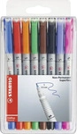 Stabilo 851/8, Stabilo Folienstift OHPen Universal S farbig sortiert 0,4 mm 8er-Etui