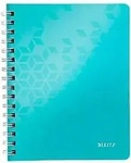 Leitz 4641-00-51, Leitz Collegeblock 4641-00-51 WOW, Muster, kariert / kariert Rand