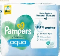 Pampers Feuchtt&uuml;cher 8006540556139, aqua Harmonie, 1-lagig 192 St&uuml;ck, Grundpreis: