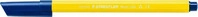 Staedtler 326-1, Staedtler Faserschreiber auswaschbar gelb 1mm