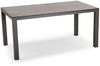 Alu-Tisch rechteckig anthrazit 160x90 Schwarz, Modern & puristisch im Design: