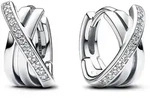Pandora Creolen Pandora Signature 293150C01 - silber
