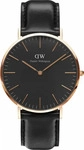 Daniel Wellington Herrenuhr Classic Black DW.DW00100127 ros&eacute;gold Herren