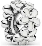 Pandora Charm Moments Wei&szlig;e G&auml;nsebl&uuml;mchen Zwischenelement 791495EN12 - silber