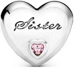 Pandora Charm Moments Schwesterherz 791946PCZ - silber