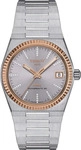 Tissot Unisexuhr PRX Powermatic 80 Stahl & 18K Goldl&uuml;nette T9312074133600 silber