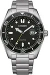 Citizen Herrenuhr Sport Eco Drive AW1760-81E - silber