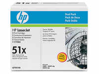 HP Toner Q7551XD 51X für LaserJet M3027 M3035 P3005, 2x 13.000 Seiten - HP Power