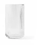 Lyngby Porcel&aelig;n - Glasvase, H 12,5 cm, transparent