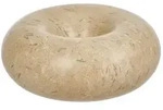 OYOY - Savi Marmor Kerzenst&auml;nder, &Oslash; 10 cm, beige