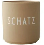 Design Letters - AJ Favourite Porzellan Becher, Schatz / beige