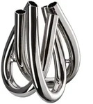 Rosenthal - Triu Vase H 22 cm, silber