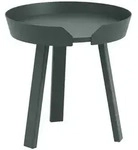 Muuto - Around Beistelltisch, &Oslash; 45 cm, dunkelgr&uuml;n