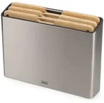 Joseph Joseph - Folio Steel Schneidebrett, Edelstahl / Bambus, (4-teilig)