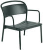 Muuto - Linear Steel Armchair, dunkelgrün RAL 6012