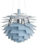 Louis Poulsen - PH Artichoke &Oslash; 60 cm, dusty blue / verchromt