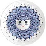 Bj&oslash;rn Wiinblad - Olga Servierschale &Oslash; 33 cm, blau / wei&szlig;