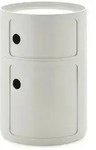 Kartell - New Big Componibili 2 Container, H 61,5 cm, wei&szlig;