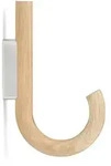 Gejst - Wandhaken, Eiche, natur / chrom