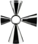 Alessi - The Tending Box Quadri Combo Messbecher, Edelstahl
